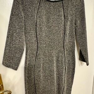 Elegant Gray Women's Dress